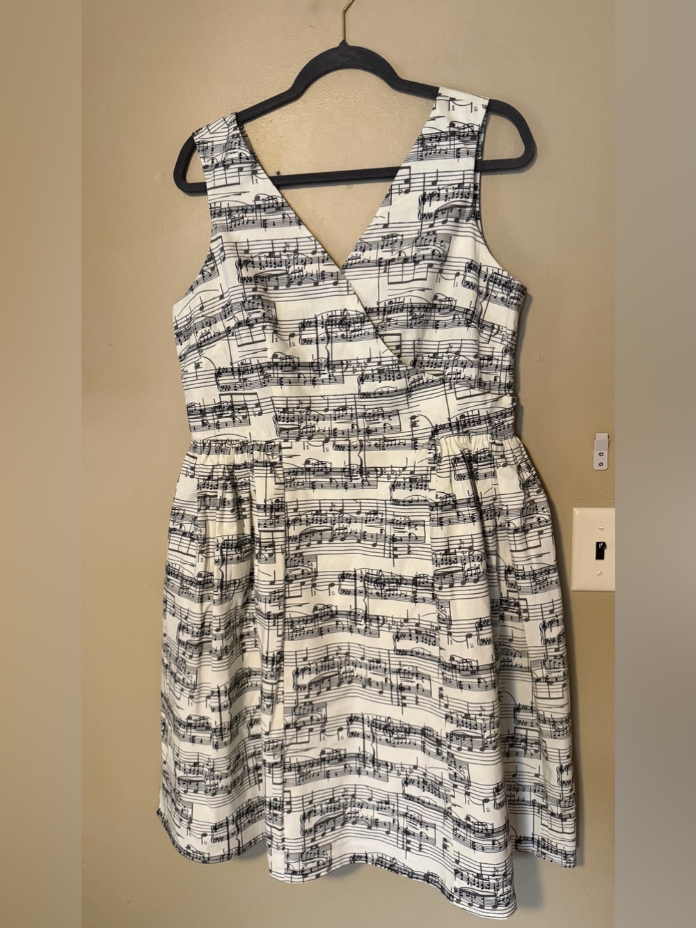 Modcloth Key Of Chic and Music Note Fit-&-Flare Midi Dress - Picture 2 of 10